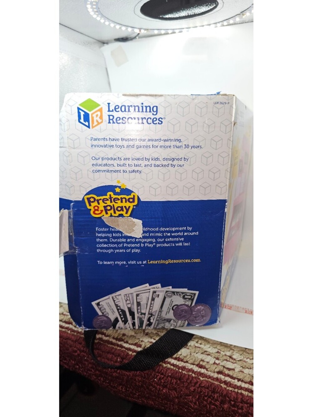 Learning Resources Pretend & Play Calculator Cash Register Toy for Kids - Picture 13 of 16